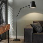 Vloerlamp knik verstelbaar / Charcoal
