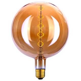Globe LED lamp | E27 | 4 Watt | 200mm | Dimbaar | Goud | Highlight