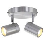 Spot Upround LED | 2 lichts | Zilver, Grijs