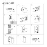 Buitenlamp | 2 lichts | Zilver, Grijs