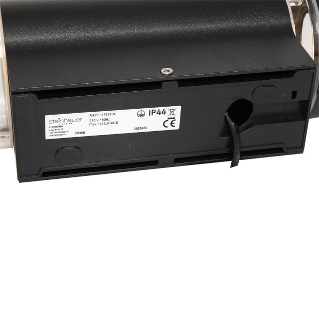 Buitenlamp | 2 lichts | Zwart