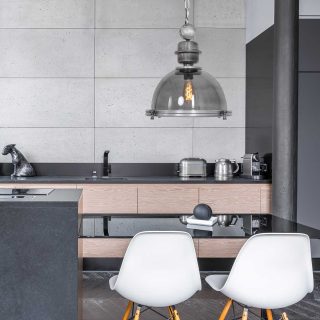 Hanglamp Bikkel | 1 lichts | Zilver, Grijs, Transparant