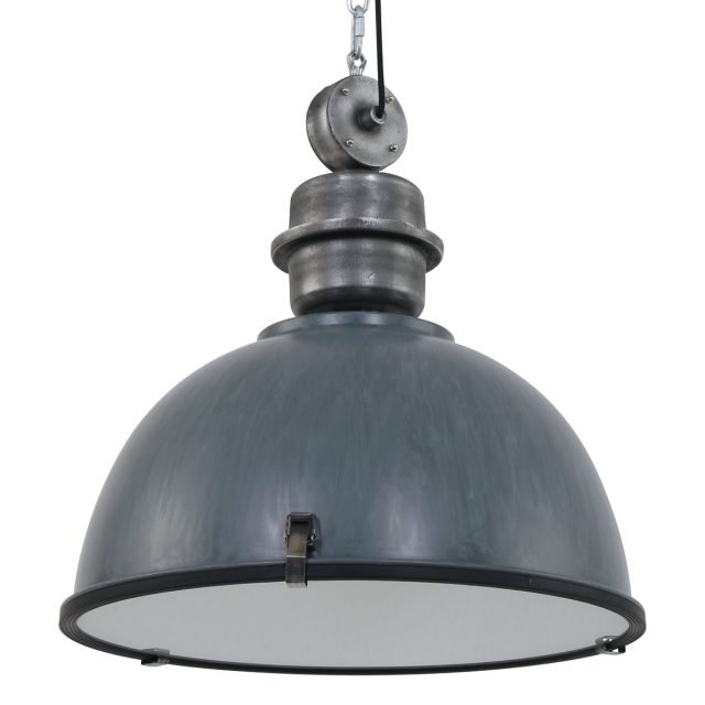 Hanglamp Bikkel | 1 lichts | Grijs, Zilver, Grijs