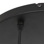 Hanglamp Bollique | 3 lichts | Transparant, Zwart