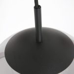 Hanglamp Bollique | 3 lichts | Transparant, Zwart