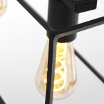 Hanglamp Buckley | 4 lichts | Zwart