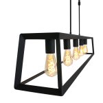Hanglamp Buckley | 5 lichts | Zwart