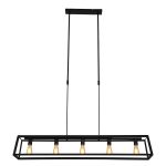 Hanglamp Buckley | 5 lichts | Zwart