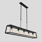Hanglamp Buckley | 5 lichts | Zwart