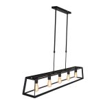 Hanglamp Buckley | 5 lichts | Zwart