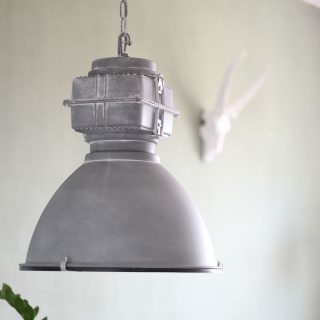 Hanglamp Densi | 1 lichts | Grijs, Wit
