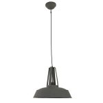Hanglamp Eden | 1 lichts | Grijs, Wit