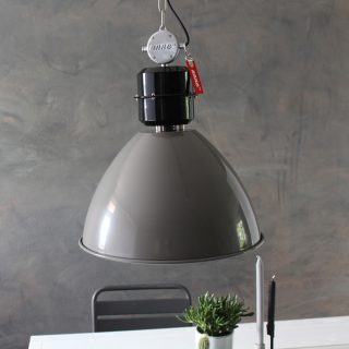 Hanglamp Frisk | 1 lichts | Grijs, Zwart