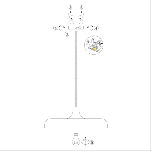 Hanglamp Krisip | 1 lichts | Grijs