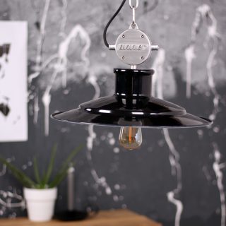Hanglamp Millstone | 1 lichts | Zilver, Grijs, Zwart