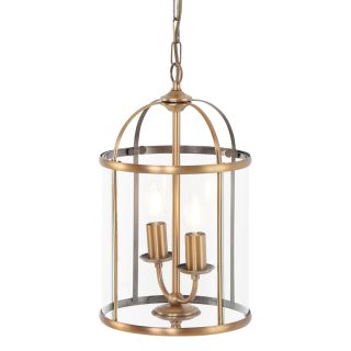Hanglamp Pimpernel | 2 lichts | Brons, Bruin, Transparant
