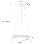 Hanglamp Ringlede | 1 lichts | Wit