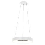 Hanglamp Ringlede | 1 lichts | Wit