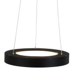 Hanglamp Ringlede | 1 lichts | Wit, Zwart