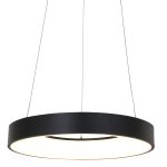 Hanglamp Ringlede | 1 lichts | Wit, Zwart