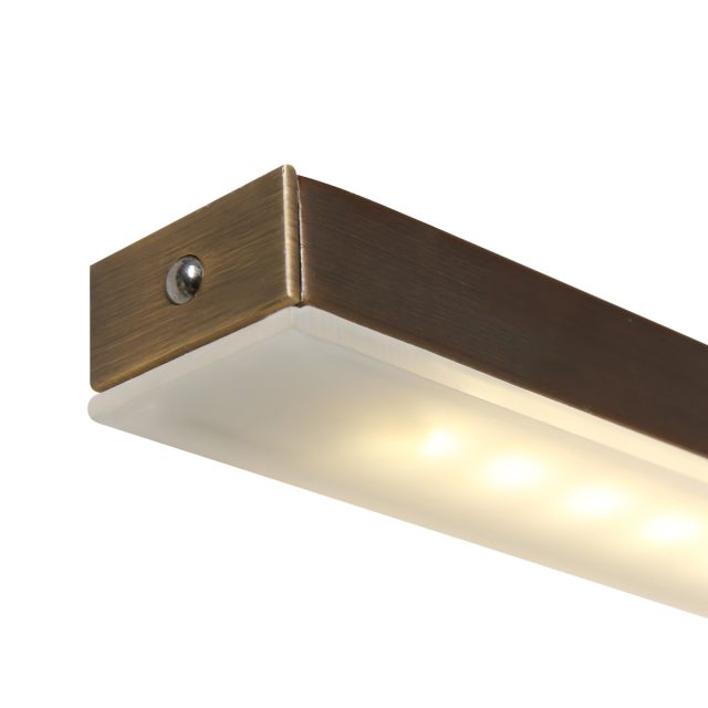 Hanglamp Zelena LED | 3 lichts | Brons, Bruin