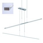 Hanglamp Zelena LED | 3 lichts | Zilver, Grijs