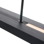 Hanglamp Zelena LED | 4 lichts | Zwart