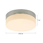 Plafondlamp Ceiling and wall | 1 lichts | Wit