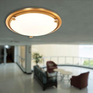Plafondlamp Ceiling and wall | 2 lichts | Brons, Bruin, Wit