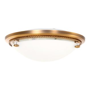 Plafondlamp Ceiling and wall | 2 lichts | Brons, Bruin, Wit