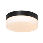 Plafondlamp Ikaro | Ø 24 | 1 lichts | Wit, Zwart
