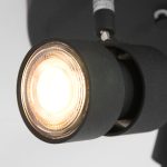 Plafondlamp Natasja LED | 3 lichts | Zwart