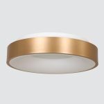 Plafondlamp Ringlede | 1 lichts | Goud, Wit