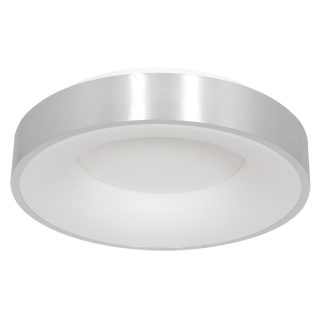 Plafondlamp Ringlede | 1 lichts | Wit, Zilver, Grijs