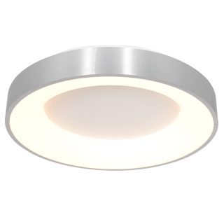 Plafondlamp Ringlede | 1 lichts | Wit, Zilver, Grijs