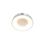 Plafondlamp Ringlede | 1 lichts | Wit, Zilver, Grijs