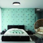 Plafondlamp Ringlede | 1 lichts | Wit, Zwart