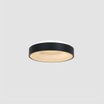 Plafondlamp Ringlede | 1 lichts | Wit, Zwart