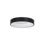 Plafondlamp Ringlede | 1 lichts | Wit, Zwart