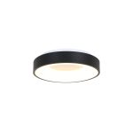 Plafondlamp Ringlede | 1 lichts | Wit, Zwart