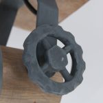 Spot Gearwood | 1 lichts | Grijs, Bruin