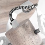 Spot Gearwood | 3 lichts | Bruin, Wit