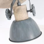 Spot Gearwood | 3 lichts | Grijs, Bruin