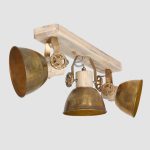 Spot Gearwood | 4 lichts | Brons, Bruin, Bruin