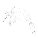 Spot Natasja LED | 1 lichts | Zilver, Grijs