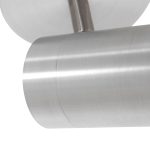 Spot Upround LED | 1 lichts | Zilver, Grijs