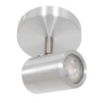 Spot Upround LED | 1 lichts | Zilver, Grijs