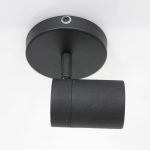 Spot Upround LED | 1 lichts | Zwart