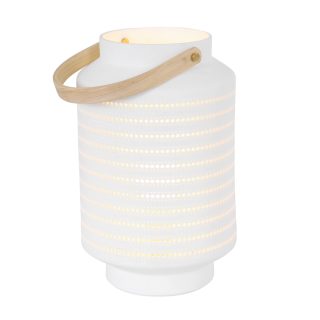 Tafellamp Porcelain | 1 lichts | Wit, Zwart