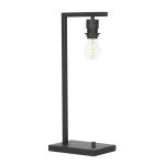 Tafellamp Stang | 1 lichts | Wit, Zwart